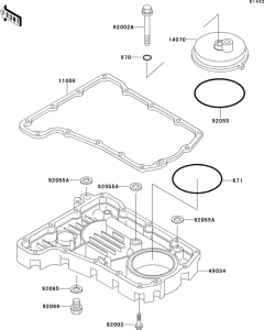 ZR750 Поддон картера