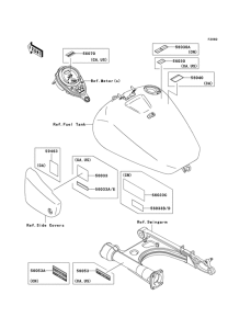VN1500 Наклейки