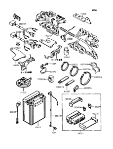 ZX400 Электрика