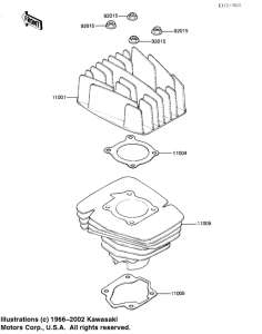 KD80 Головка блока цилиндров / цилиндр