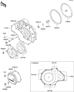 ZG1000 Крышки двигателя