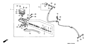  Главный цилиндр сцепления