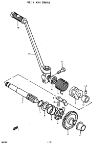 SB200 Ножной стартер