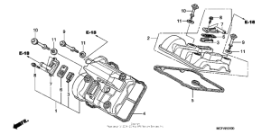 RVT1000R Крышка головки цилиндров
