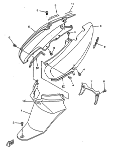 YN50R Боковые обтекатели