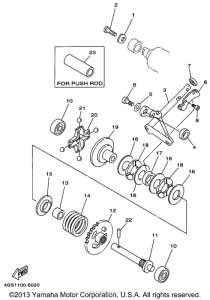 YZ125H1 Регулятор,вед .звезда