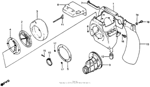 CR125R Air cleaner 81-82