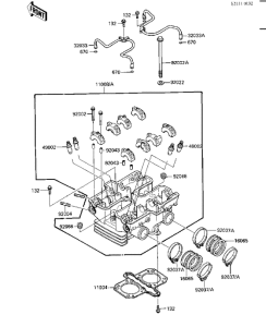  Крышка головки цилиндров