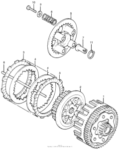 TL250 Сцепление