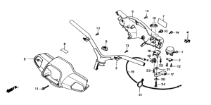 SA50S Handle pipe / handle cover
