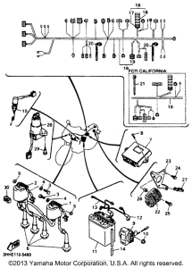 FZR600RK Электрика