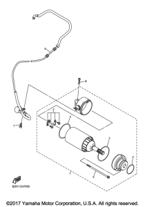 WR250F Стартер