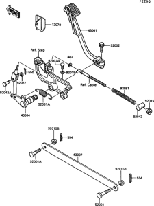  Педаль тормоза