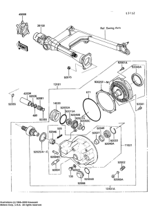 VN750 Приводной вал / шестерня ведомого вала