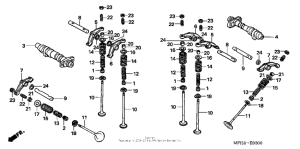 VT600C Распределительный вал