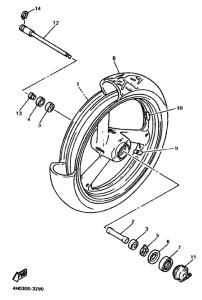 YZF750SP YZF750SPF Transom + tube