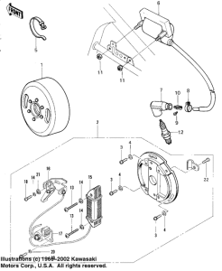 KDX80 Зажигание