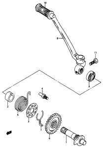 TV50 Ножной стартер