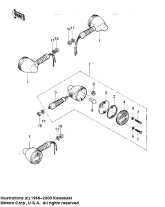 KM100 Поворотники