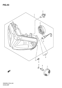 SV650 (ABS) Фара