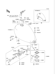 VN750 Fuel tank(1 / 3)(vn750-a19)