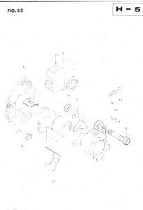 GS500 Передний суппорт тормозной