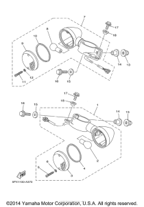 XV17PCMY Поворотники