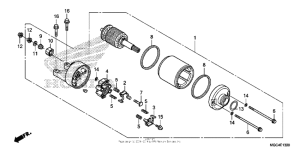 CB1100 (ABS) Стартер