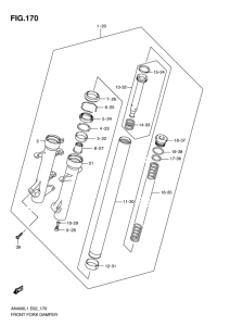 AN400 Демпфер передней вилки