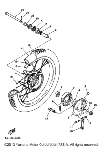 RT100J Переднее колесо