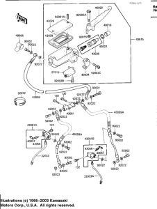 ZX600 Передний тормозной цилиндр