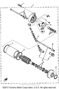SR185H Стартер