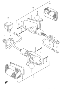 GSF1200S Поворотники