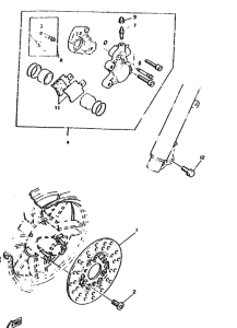 CW50 Передний суппорт