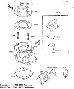  Головка блока цилиндров / цилиндр