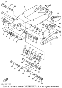 YZ125J1 Бугель