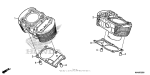VT750C2B Цилиндры