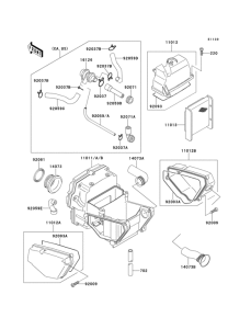 EX500 Воздушный фильтр