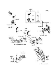 EX650 Замок зажигания