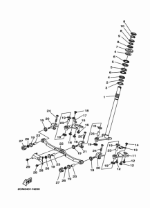 MW125 Рулевое управление 2