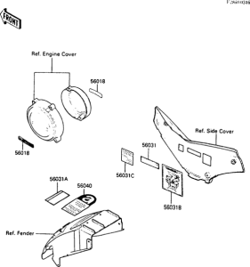 ZX600 Лейбл предостережения