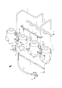GSX-R1100 Карбюратор fittings
