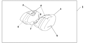 CBR1100XX Pannier darkness black