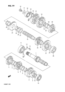 VX800 Трансмиссия