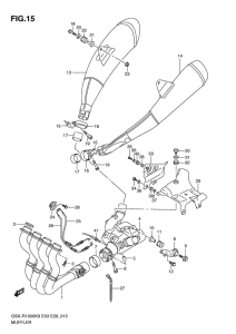 GSX-R1000 Muffler comp