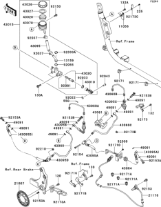 VN1700 Rear master cylinder(1 / 2)