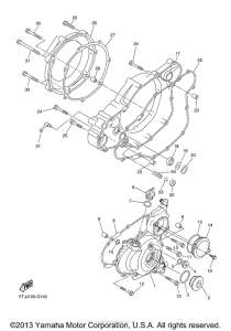 WR450F Боковые крышки