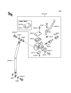 BN125 Главный тормозной цилиндр