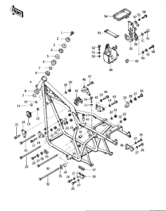 KZ400 Frame / frame fittings