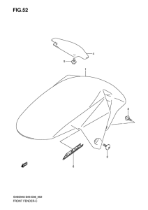 SV650 Переднее крыло